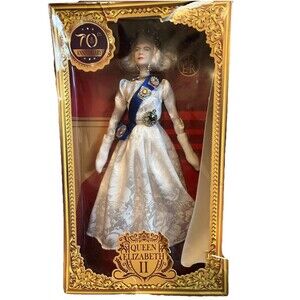 Barbie Signature Queen Elizabeth II Platinum Jubilee Doll *Damaged Box*
